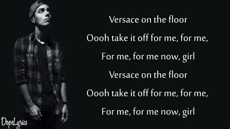 versace on the floor lyrics español